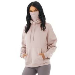 Alo Yoga Womens Protection Hoodie Medium Lavender Dusk Purple Pullover Cotton